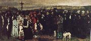 Gustave Courbet Ornans funeral oil painting